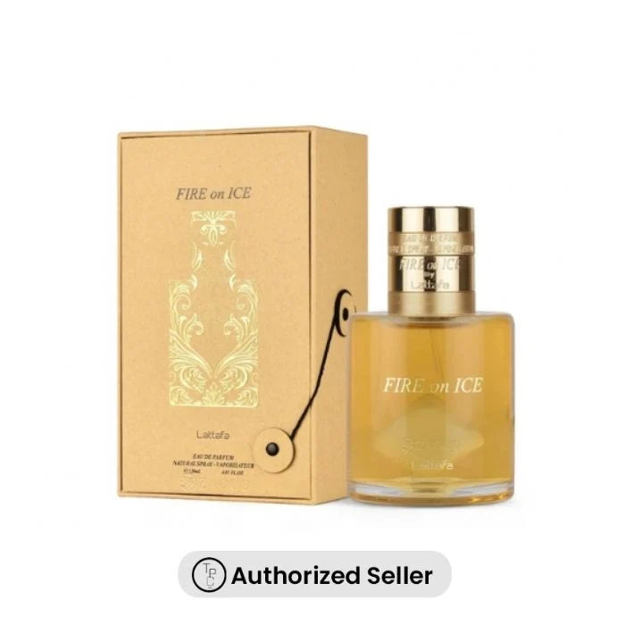 Lattafa Fire On Ice Perfume Unisex Perfume | Bold Black Raspberry Frozen Rose