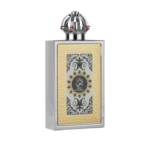 King of Arabia 100 ml EDP Lattafa Pride – Unisex Fragrance with Bergamot, Mint, Black Tea, Ginger, Leather & Vanilla – Warm Spicy Aromatic Scent