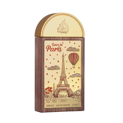 Lattafa Love in Paris 100ml Perfume Unisex - Sweet Warm, Fruity, and Creamy