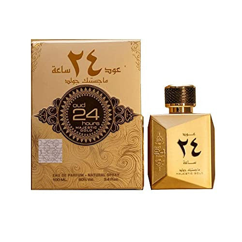 Oud 24 Hours Majestic Gold Edition Edp Perfume for Men and Women 100ml By Ard Al Zaafaran Best perfume gift