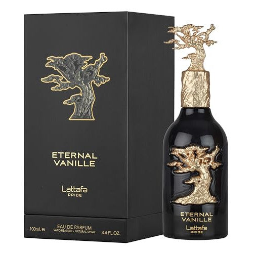 Eternal Vanille Eau de Parfum 100ml by Lattafa Pride – Unisex Gourmand Vanilla Perfume with Blackberry, Cocoa, Coconut & Tonka Bean