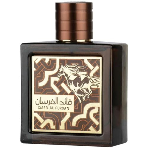 Lattafa Qaed Al Fursan Untamed Perfume, Oriental Spicy Fragrance with Nutmeg, Cardamom, Amber