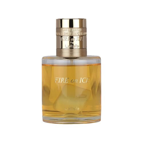 Lattafa Fire On Ice 110ml Eau de Parfum Unisex Perfume | Bold Black Raspberry Frozen Rose Oakwood & Ambroxan | Long-Lasting Scent for Men & Women