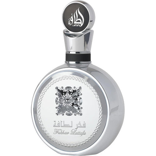 Lattafa Fakhar Platin Eau de Parfum for Men – 100ml | Spicy Woody Fragrance with Bergamot, Ginger & Sandalwood | Bold, Modern Scent | Long Lasting Arabic Perfume